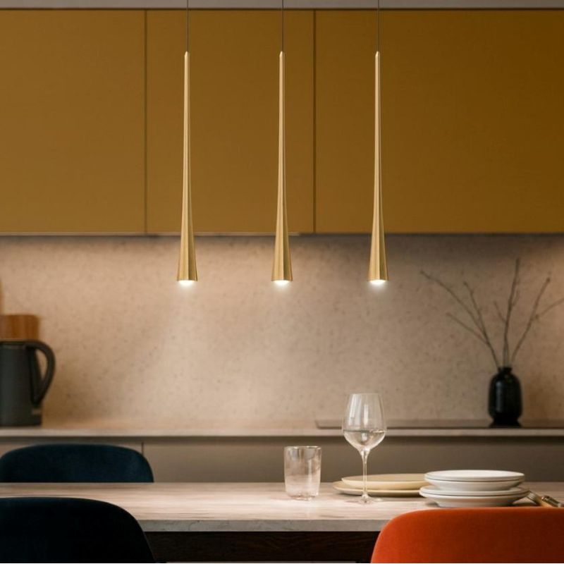 DAFNE S3P SOSPENSIONE MODERNA A BINARIO 3 LUCI LED 16W BIANCO,NERO O ORO DELLA GEA LUCE GEA LUCE - Cristalensi Shop Online