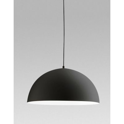 BONELLA SP LAMPADARIO DA SALOTTO STILE MODERNO CUPOLA D50 BIANCO NERO OTTONE O RAME DELLA GEA LUCE GEA LUCE - Cristalensi Shop O