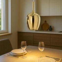 OFELIA S10 SOSPENSIONE SINGOLA IN VETRO DISPONIBILE IN 8 COLORI LAMPADINA ATTACCO E27 MODERNA