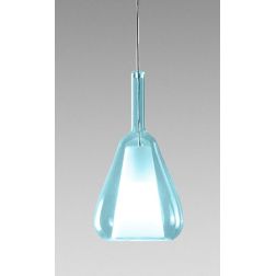 OFELIA S11 SOSPENSIONE SINGOLA IN VETRO DISPONIBILE IN 8 COLORI LAMPADINA ATTACCO E27 MODERNA 2
