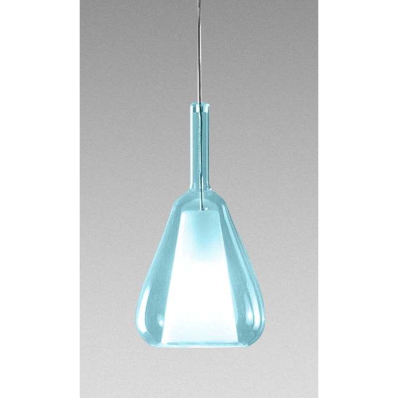 OFELIA S11 SOSPENSIONE SINGOLA IN VETRO DISPONIBILE IN 8 COLORI LAMPADINA ATTACCO E27 MODERNA
