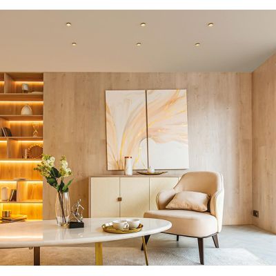 FARETTO DA INCASSO IN ALLUMINIO IP44 LED 12W LUCE 3000K 4 COLORI DESIGN MODERNO