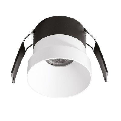 FARETTO DA INCASSO IN ALLUMINIO IP44 LED 12W LUCE 3000K 4 COLORI DESIGN MODERNO