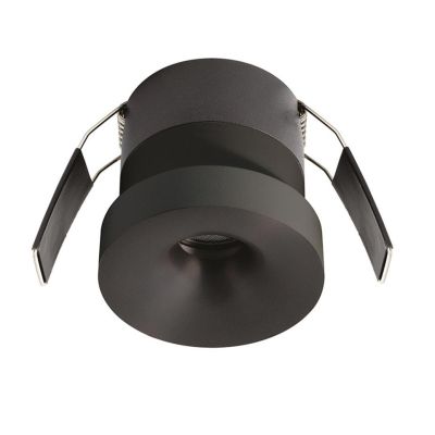 FARETTO ROTONDO DA INCASSO IP44 LED 12W LUCE 3000K ALLUMINIO 4 COLORI DESIGN MODERNO