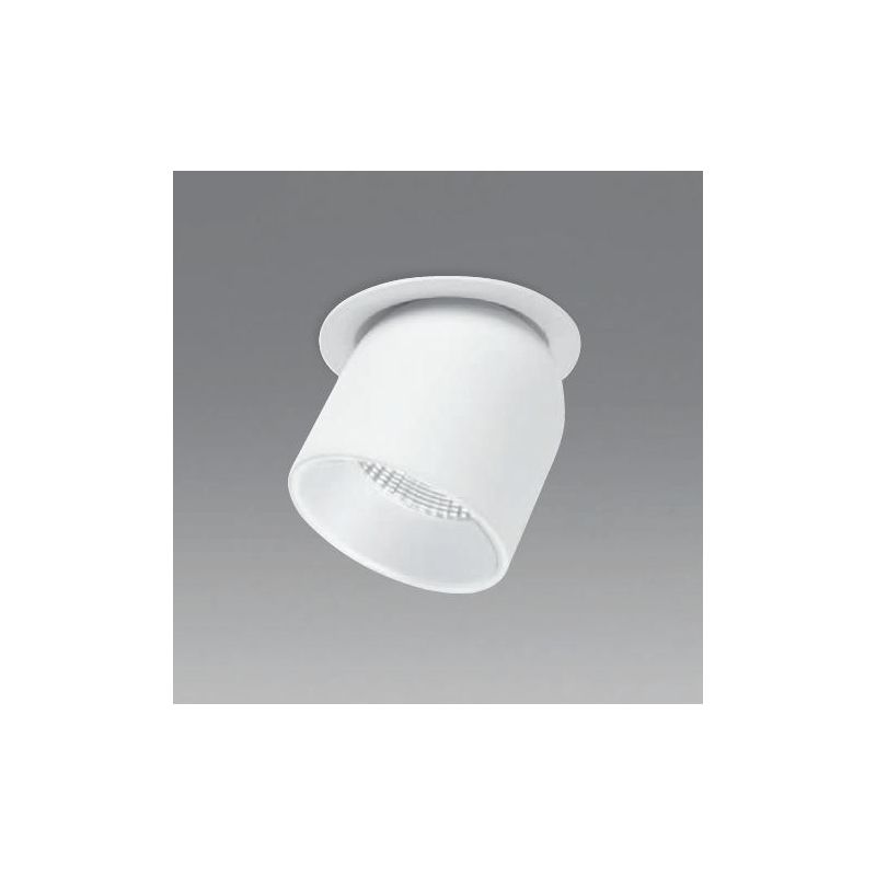 FARETTO DA INCASSO ORIENTABILE LED 9W LUCE 3000K ALLUMINIO NERO E BIANCO DESIGN MODERNO