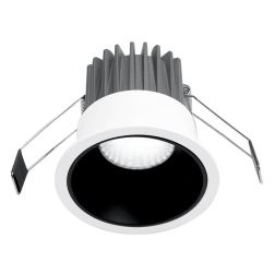 FARETTO DA INCASSO IN 2 MISURE ALLUMINIO BIANCO O NERO LED 10W-20W LUCE 3000K DESIGN MODERNO 2