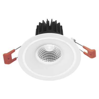 FARETTO DA INCASSO ROTONDO D10 CM ALLUMINIO BIANCO O NERO LED 8W LUCE 3000K-4000K MODERNO