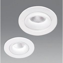FARETTO DA INCASSO ORIENTABILE 3 MISURE ALLUMINIO BIANCO LED INTEGRATO LUCE 3000K MODERNO 2