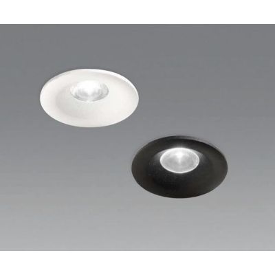 FARETTO DA INCASSO ROTONDO ALLUMINIO BIANCO O NERO LED 3W LUCE 3000K-4000K DESIGN MODERNO