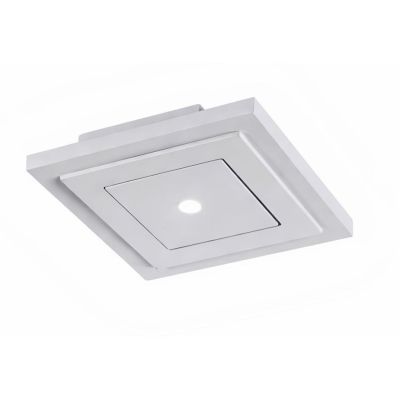 FARETTO DA INCASSO QUADRATO IN GESSO BIANCO LED 11W LUCE 3000K DESIGN MODERNO