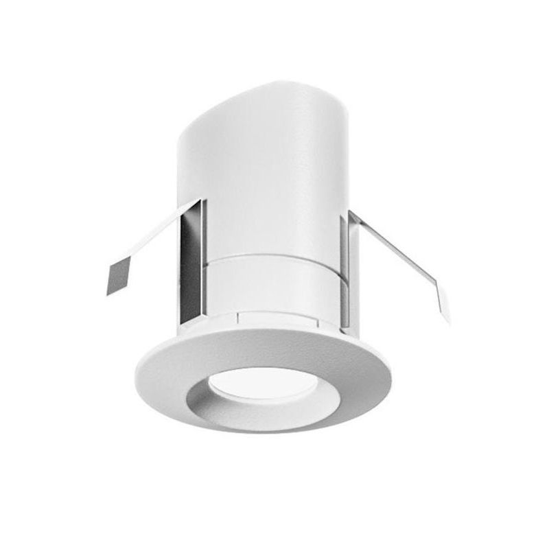 FARETTO DA INCASSO IP44 BIANCO O NERO LED 2W LUCE 3000K-4000K ROTONDO DESIGN MODERNO