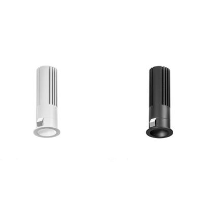 FARETTO DA INCASSO ROTONDO D3.5 CM BIANCO O NERO LED 10W LUCE 3000K-4000K DESIGN MODERNO