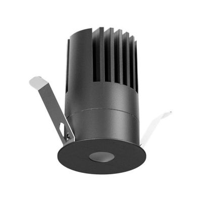 FARETTO DA INCASSO ROTONDO D6.2 CM BIANCO O NERO LED 18W LUCE 3000K-4000K DESIGN MODERNO