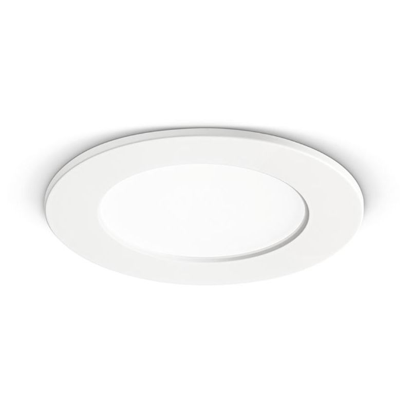 FARETTO DA INCASSO ROTONDO A LED IN 3 MISURE LUCE 3000K-4000K COLORE BIANCO DESIGN MODERNO