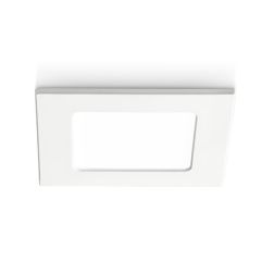 FARETTO DA INCASSO QUADRATO A LED IN 3 MISURE LUCE 3000K-4000K COLORE BIANCO DESIGN MODERNO