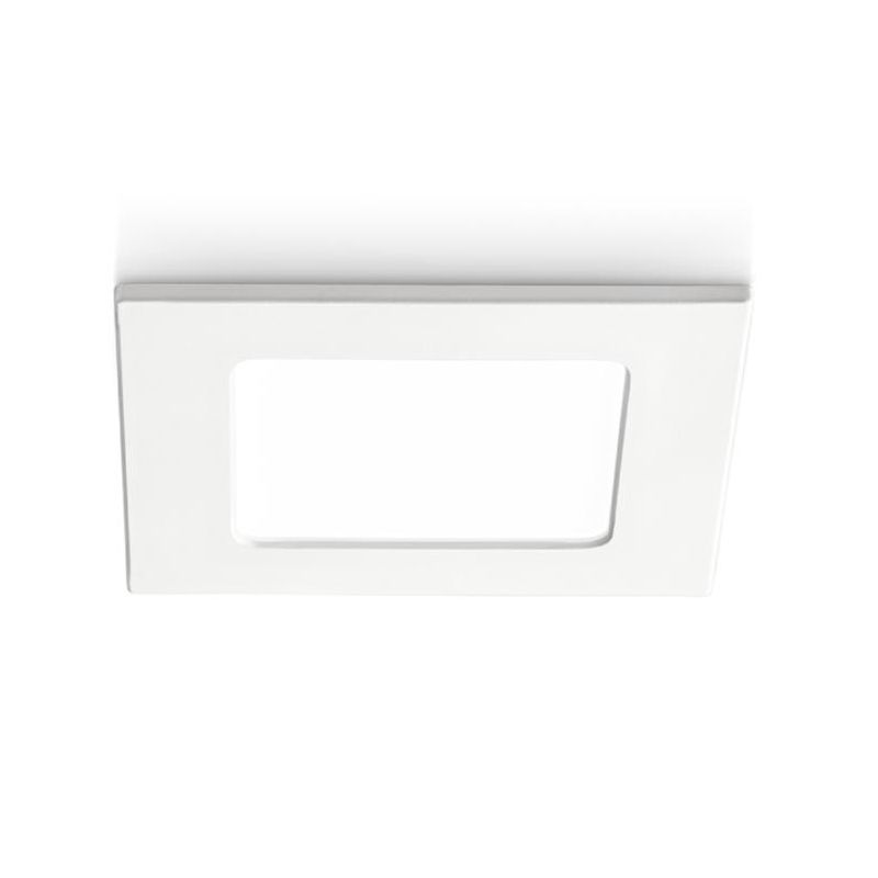 FARETTO DA INCASSO QUADRATO A LED IN 3 MISURE LUCE 3000K-4000K COLORE BIANCO DESIGN MODERNO