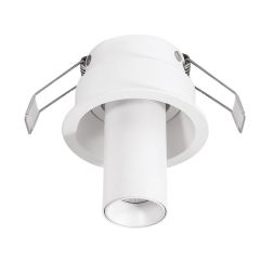 FARETTO DA INCASSO ORIENTABILE A LED IN 2 MISURE LUCE 3000K COLORE BIANCO E NERO DESIGN MODERNO 2