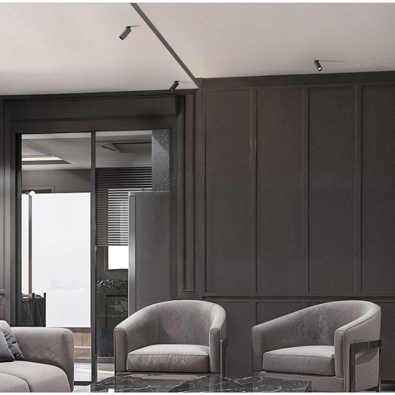 FARETTO DA INCASSO ORIENTABILE 2 MISURE A LED LUCE 2700K-3000K BIANCO E NERO DESIGN MODERNO