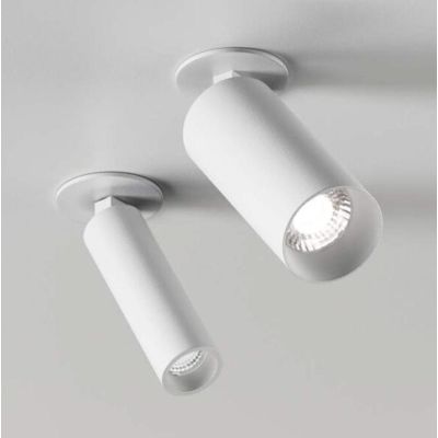 FARETTO DA INCASSO ORIENTABILE 2 MISURE A LED LUCE 2700K-3000K BIANCO E NERO DESIGN MODERNO