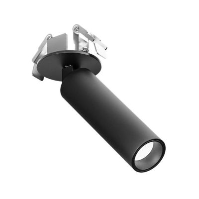 FARETTO DA INCASSO ORIENTABILE 2 MISURE A LED LUCE 2700K-3000K BIANCO E NERO DESIGN MODERNO