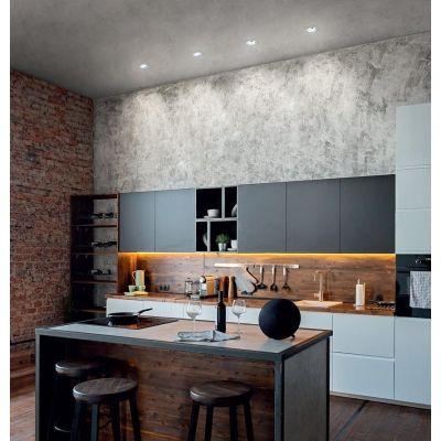 FARETTO DA INCASSO ORIENTABILE QUADRATO ALLUMINIO 5 COLORI CON LAMPADINA GU10 DESIGN MODERNO