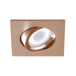 FARETTO DA INCASSO ORIENTABILE QUADRATO BIANCO NERO O ALLUMINIO CON LAMPADINA GU10 MODERNO GEA LUCE - Cristalensi Shop Online 2