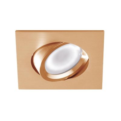 FARETTO DA INCASSO ORIENTABILE QUADRATO BIANCO NERO O ALLUMINIO CON LAMPADINA GU10 MODERNO GEA LUCE - Cristalensi Shop Online