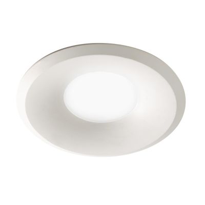 FARETTO DA INCASSO ROTONDO IN ALLUMINIO BIANCO O NERO LAMPADINA GU10 DESIGN MODERNO