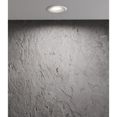 FARETTO DA INCASSO ROTONDO IN ALLUMINIO BIANCO O NERO LAMPADINA GU10 DESIGN MODERNO