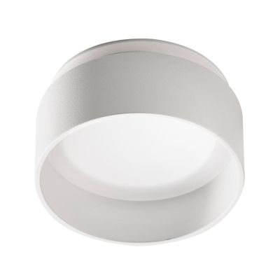 FARETTO DA INCASSO BIANCO O NERO BIEMISSIONE ROTONDO CON LAMPADINA GU10 DESIGN MODERNO