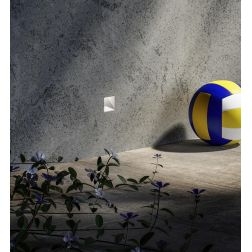 SEGNAPASSO QUADRATO A SCOMPARSA LED 3W LUCE 3000K ALLUMINIO BIANCO DESIGN MODERNO 2