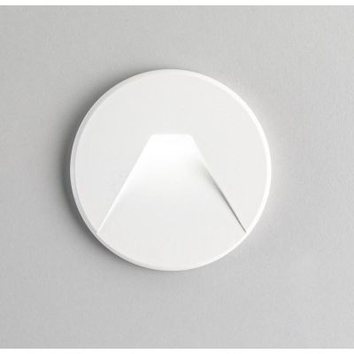 SEGNAPASSO ROTONDO BIANCO O NERO LED 3W LUCE LUCE CCT 3000K,4000K,6000K DESIGN MODERNO