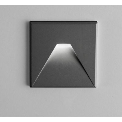 SEGNAPASSO QUADRATO BIANCO O NERO LED 3W LUCE LUCE CCT 3000K,4000K,6000K DESIGN MODERNO