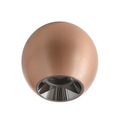 PLAFONIERA PICCOLA OVALE LED 10W LUCE LUCE 3000K ALLUMINIO 4 COLORI DESIGN MODERNO 2