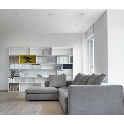 PLAFONIERA QUADRATA LED 15W-36W LUCE 3000K-4000K IN 2 MISURE ALLUMINIO BIANCO DESIGN MODERNO