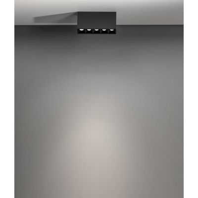 PLAFONIERA RETTANGOLARE LED 10W-20W LUCE 3000K IN 2 MISURE ALLUMINIO BIANCO E NERO MODERNA