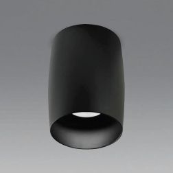 PLAFONIERA MODERNA H11,5 CM IN ALLUMINIO BIANCO E NERO CON LAMPADINA ATTACCO GU10 2