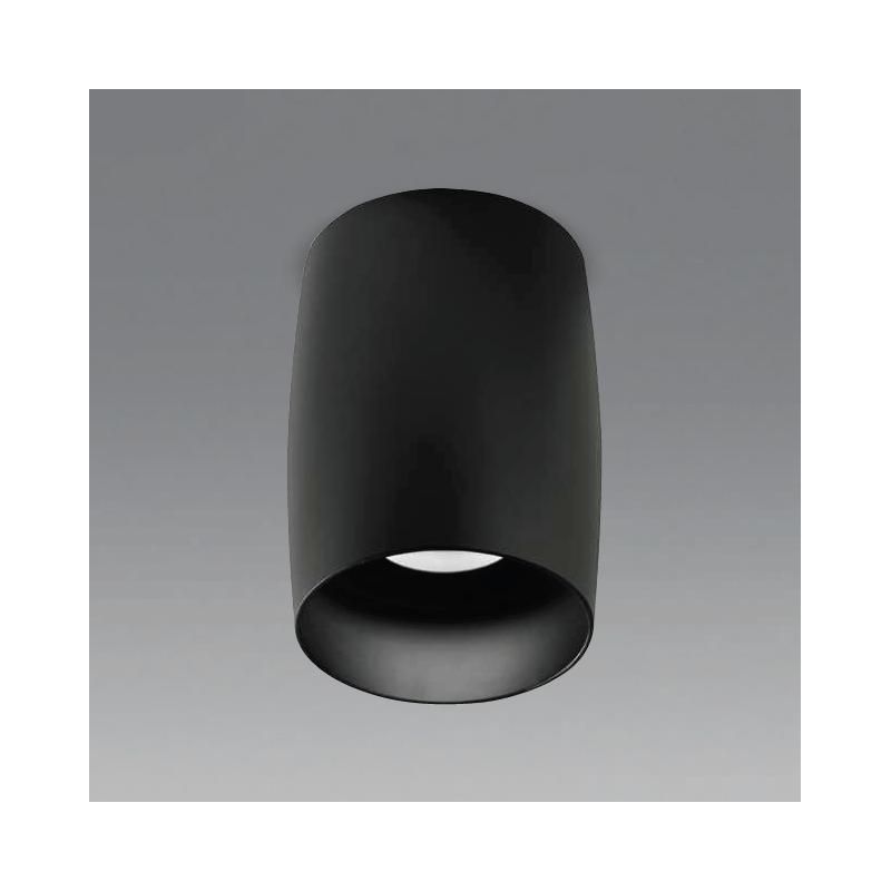 PLAFONIERA MODERNA H11,5 CM IN ALLUMINIO BIANCO E NERO CON LAMPADINA ATTACCO GU10