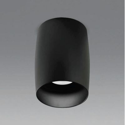 PLAFONIERA MODERNA H11,5 CM IN ALLUMINIO BIANCO E NERO CON LAMPADINA ATTACCO GU10