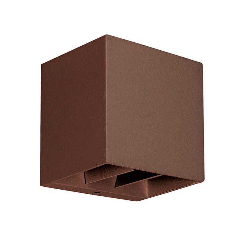 APPLIQUE CUBO LED 10W LUCE CCT 3000K-4000K-6500K IP65 ALLUMINIO 3 COLORI CON FLUSSO LUMINOSO REGOLABILE