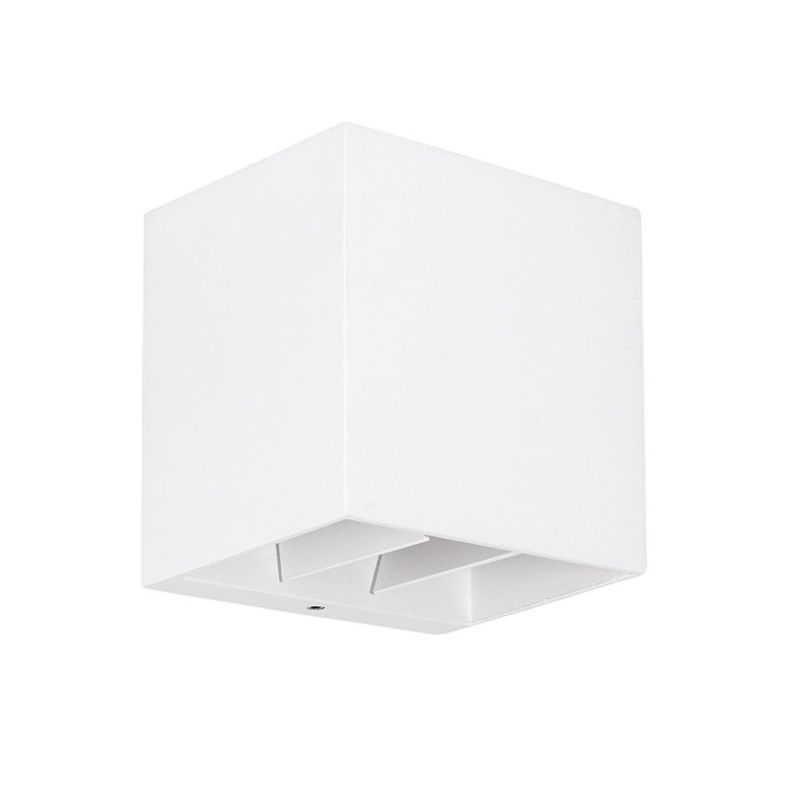 APPLIQUE CUBO LED 10W LUCE CCT 3000K-4000K-6500K IP65 ALLUMINIO 3 COLORI CON FLUSSO LUMINOSO REGOLABILE