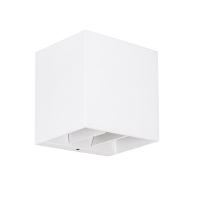 APPLIQUE CUBO LED 10W LUCE CCT 3000K-4000K-6500K IP65 ALLUMINIO 3 COLORI CON FLUSSO LUMINOSO REGOLABILE