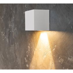 APPLIQUE CUBO LED 10W LUCE CCT 3000K-4000K-6500K IP65 ALLUMINIO 3 COLORI CON FLUSSO LUMINOSO REGOLABILE