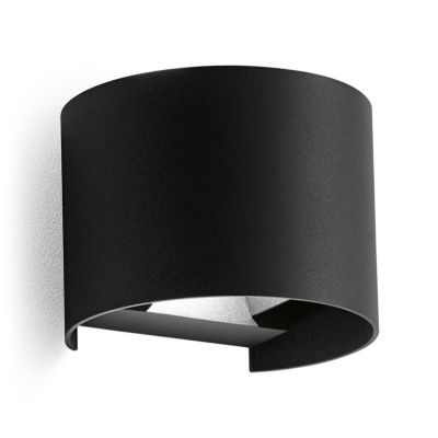 APPLIQUE A LED 10W IP54 LUCE 3000K-4000K BIEMISSIONE ALLUMINIO 5 COLORI CON FLUSSO LUMINOSO REGOLABILE