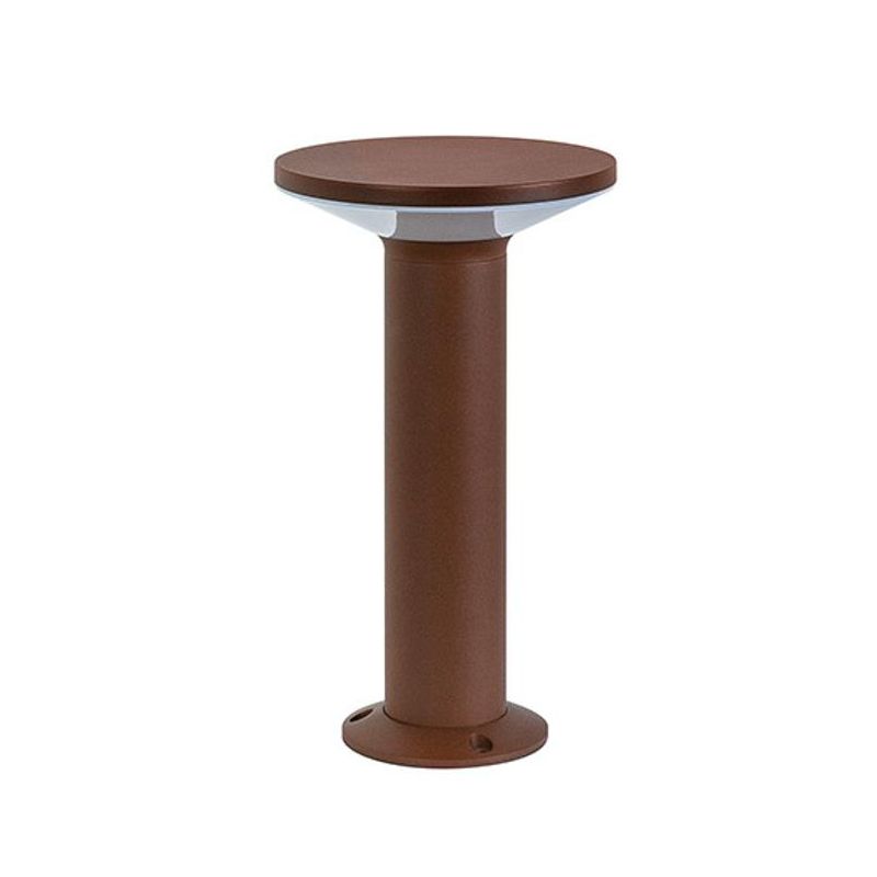 PALETTO DA GIARDINO 2 MISURE LED 12W LUCE 3000K-4000K IP65 ALLUMINIO ANTRACITE E MARRONE GEA LUCE