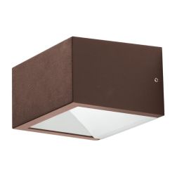 APPLIQUE DA ESTERNI IP54 BIEMISSIONE DI LUCE LED 9W LUCE CCT 3000K,4000K,6500K ALLUMINIO ANTRACITE O MARRONE 2