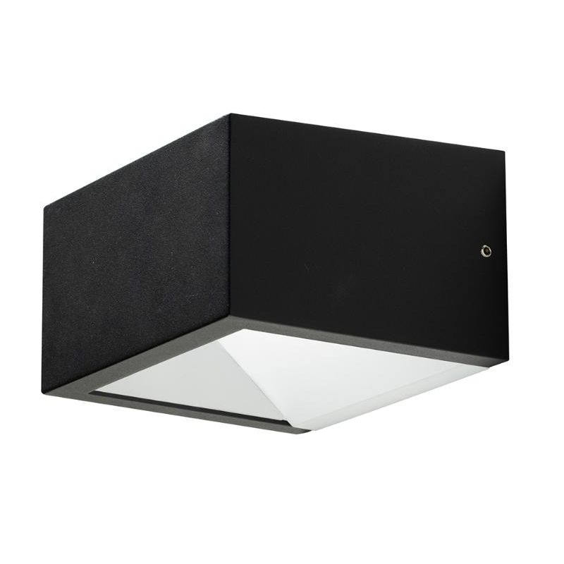 APPLIQUE DA ESTERNI IP54 BIEMISSIONE DI LUCE LED 9W LUCE CCT 3000K,4000K,6500K ALLUMINIO ANTRACITE O MARRONE