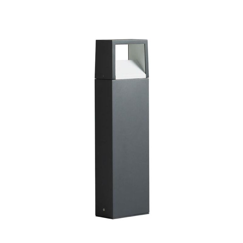PALO DA GIARDINO IP54 IN 2 MISURE LED 9W LUCE CCT 3000K,4000K,6500K ALLUMINIO ANTRACITE O MARRONE
