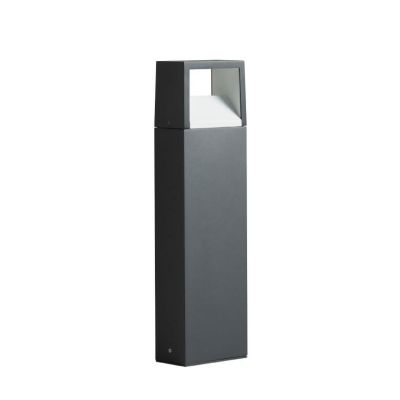 PALO DA GIARDINO IP54 IN 2 MISURE LED 9W LUCE CCT 3000K,4000K,6500K ALLUMINIO ANTRACITE O MARRONE