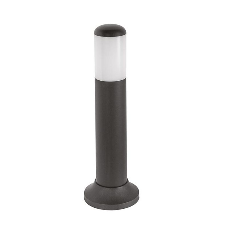 PALO DA GIARDINO ANTRACITE ALTEZZA 50 CM E 100 CM  IP54 ANTI CORROSIONE LAMPADINA E27 GEA LUCE